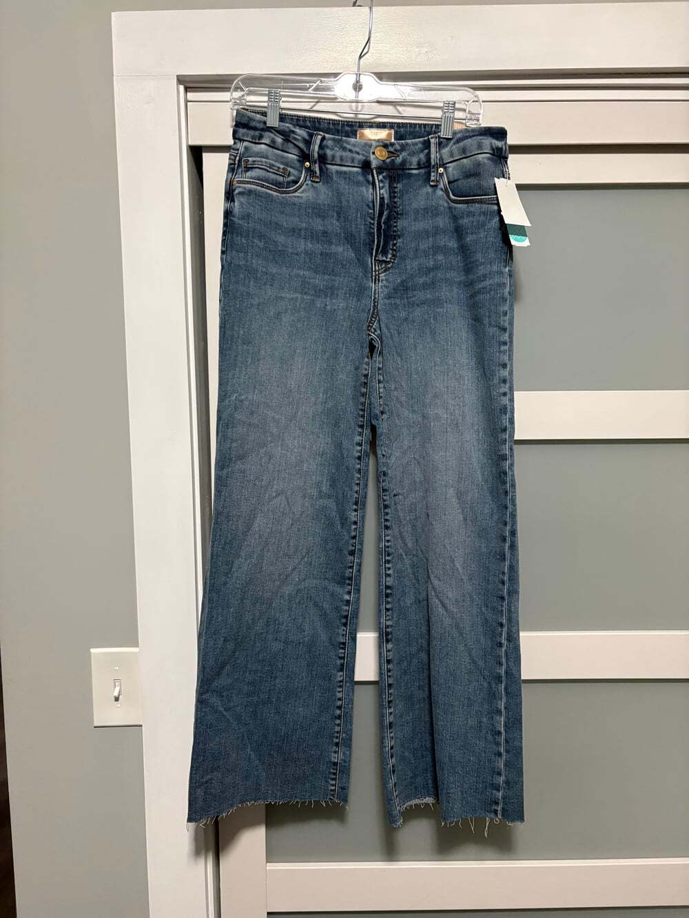 KUT From the Kloth  Fab Ab Wide Leg High Rise Meg Jeans sz 4 NEW
